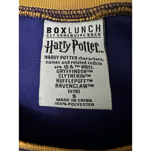 Harry Potter Ravenclaw Jersey Blue Size Small Blue Gold Box Lunch - Picture 3 of 4